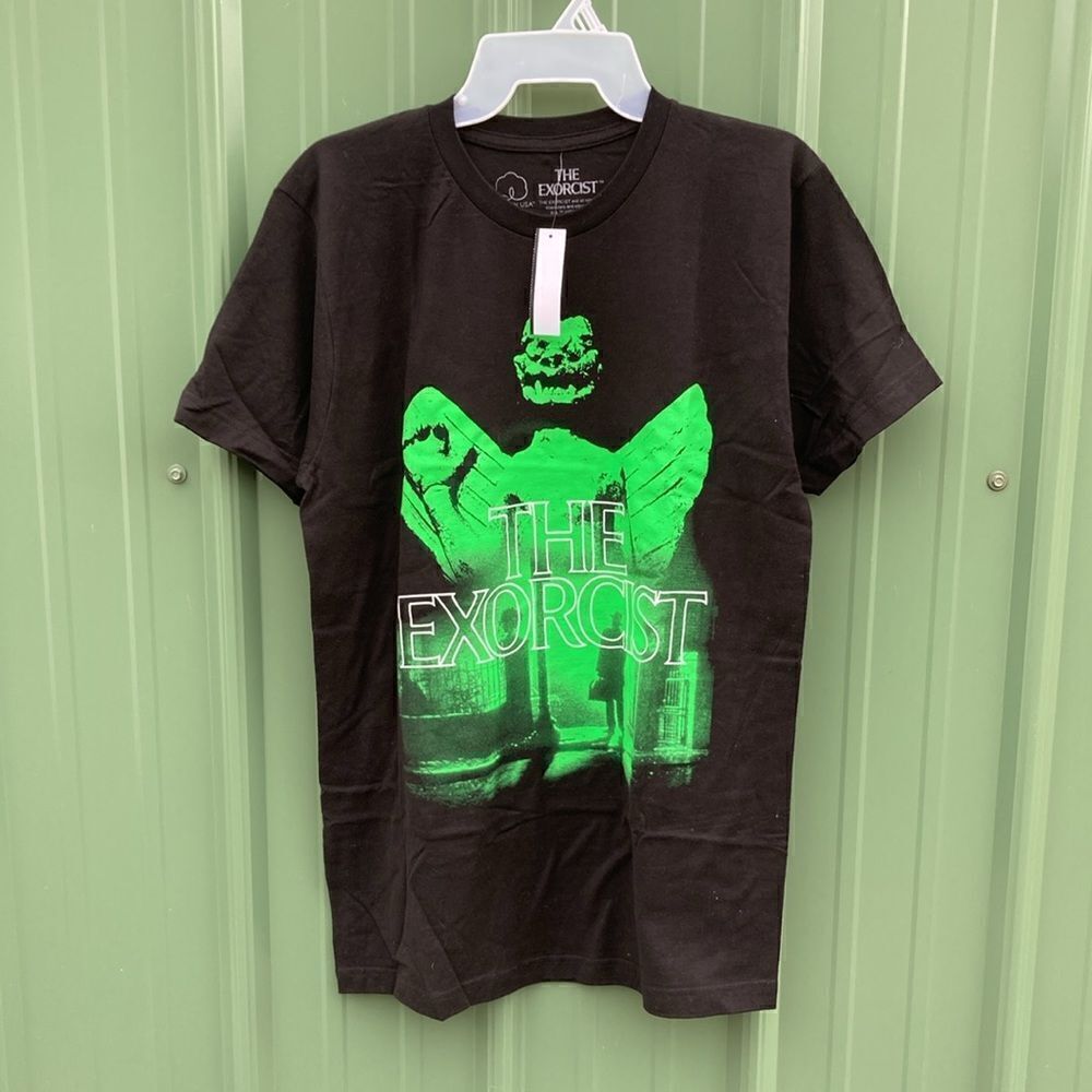 The Exorcist Men's Cotton Graphic Short Sleeve T-Shirt, Size M
